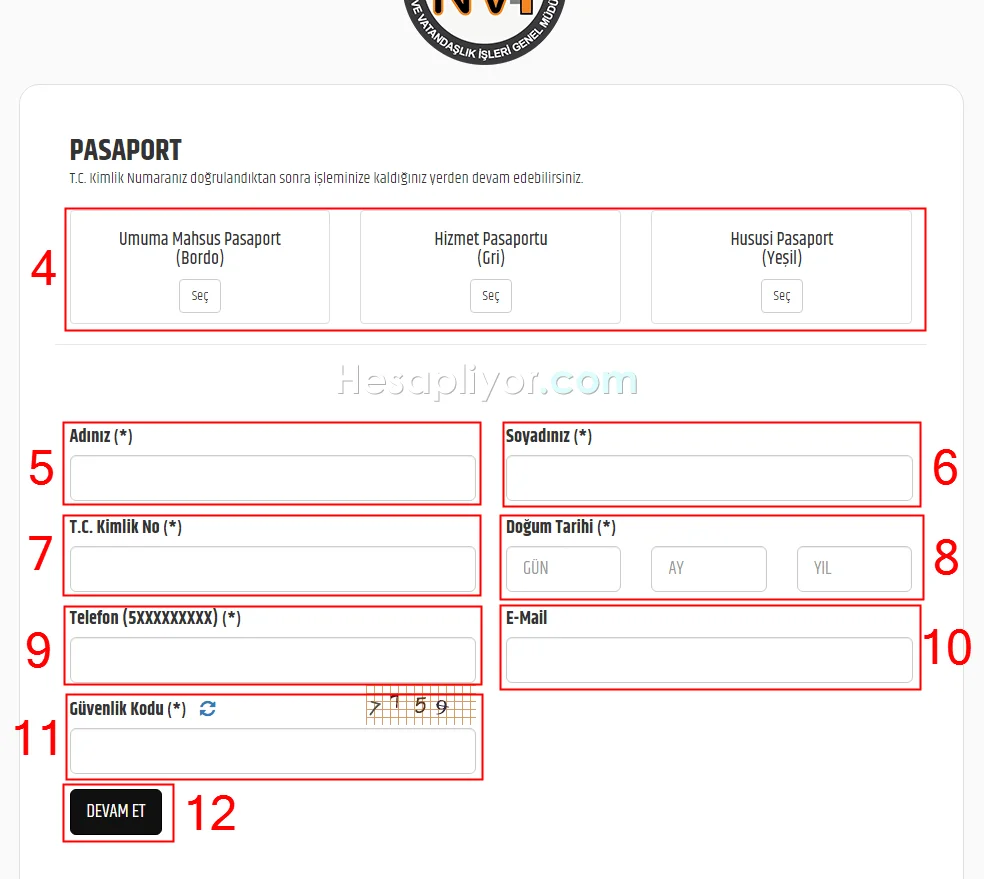 Pasaport Ücreti Hesaplama 2025